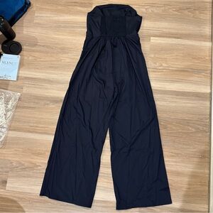 Elegant Navy Jumpsuit - Women’s Large NWOT